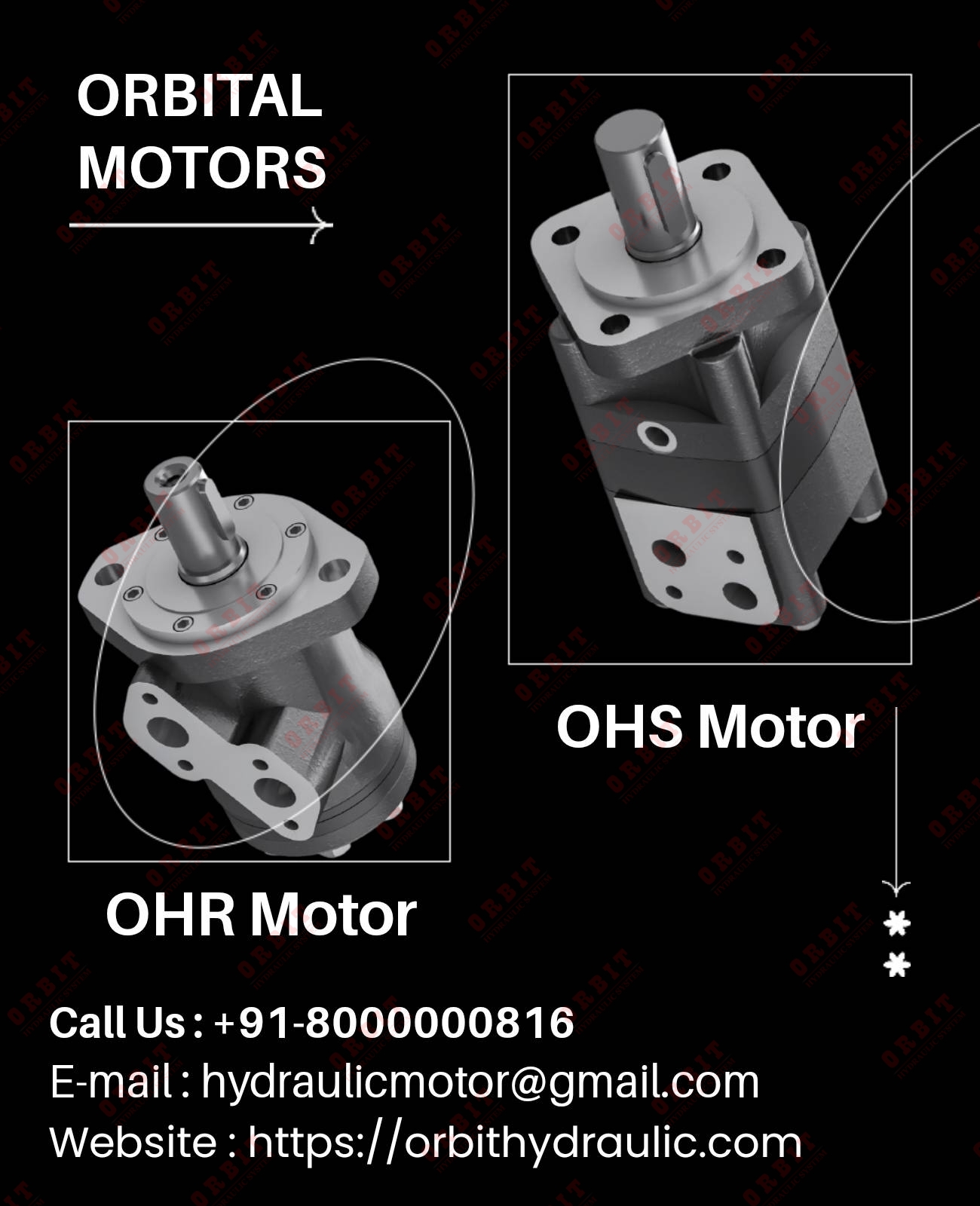 Danfoss OHR Hydraulic Motor In India OMP X - 60 11186071 White Hydraulic Motor
